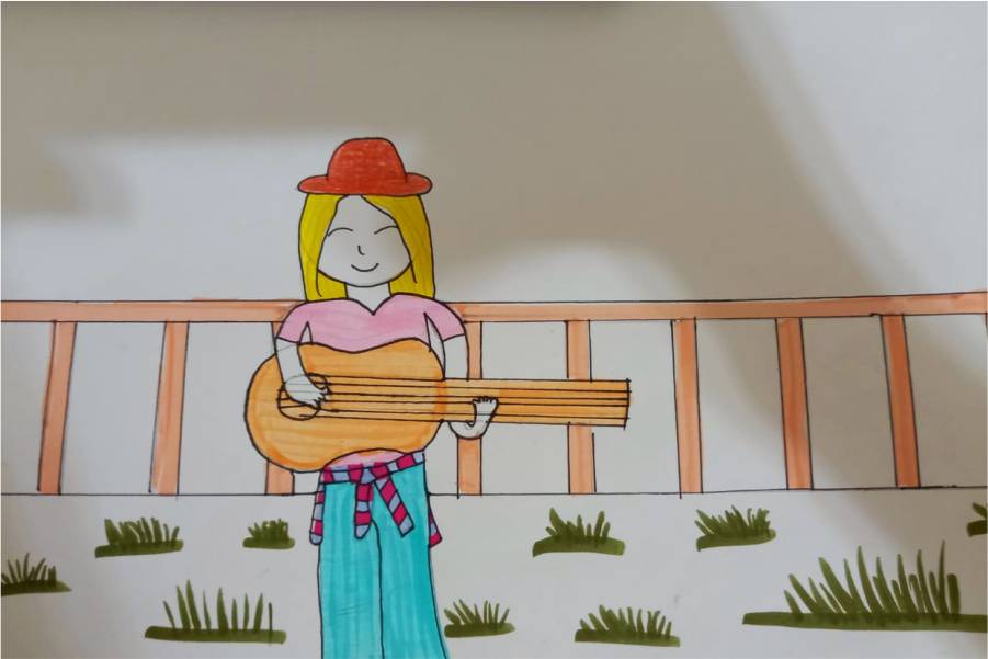 7º Ano, prof. Kauan e a moda de viola