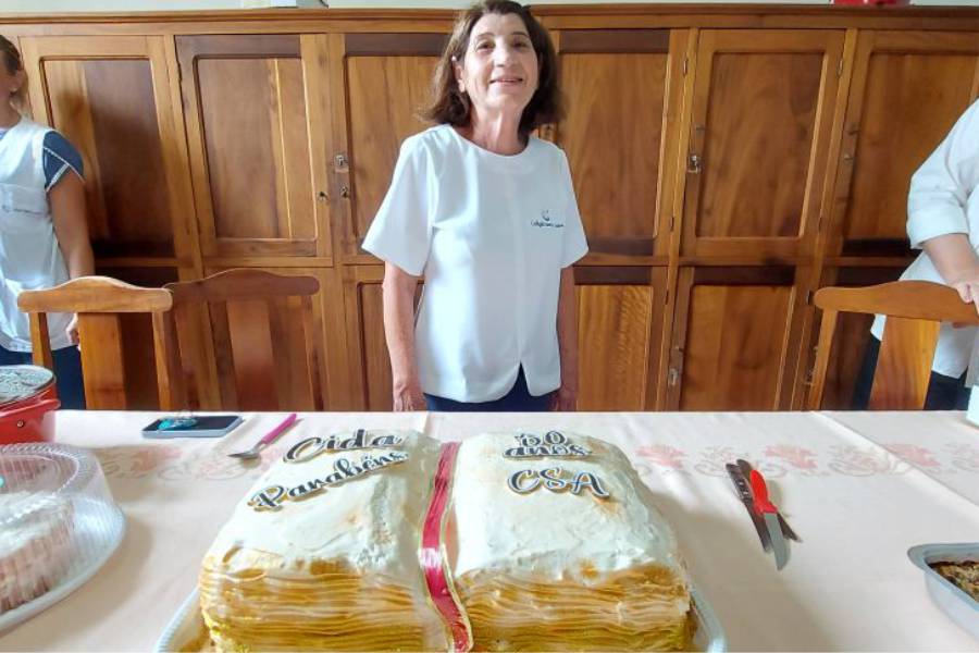 Profª. Cida Carboni: 50 anos de CSA!