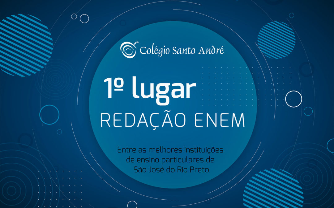 1º lugar em redação no ENEM